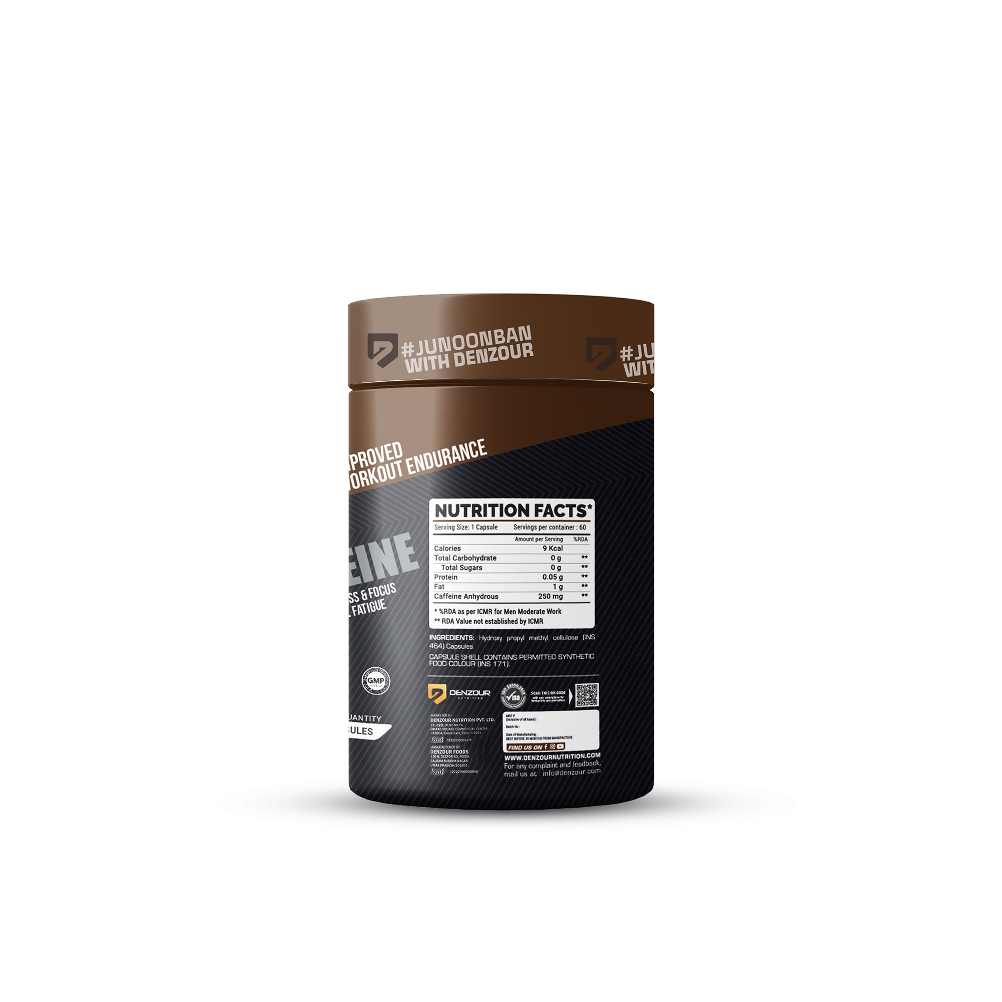 Denzour Caffeine - 250mg
