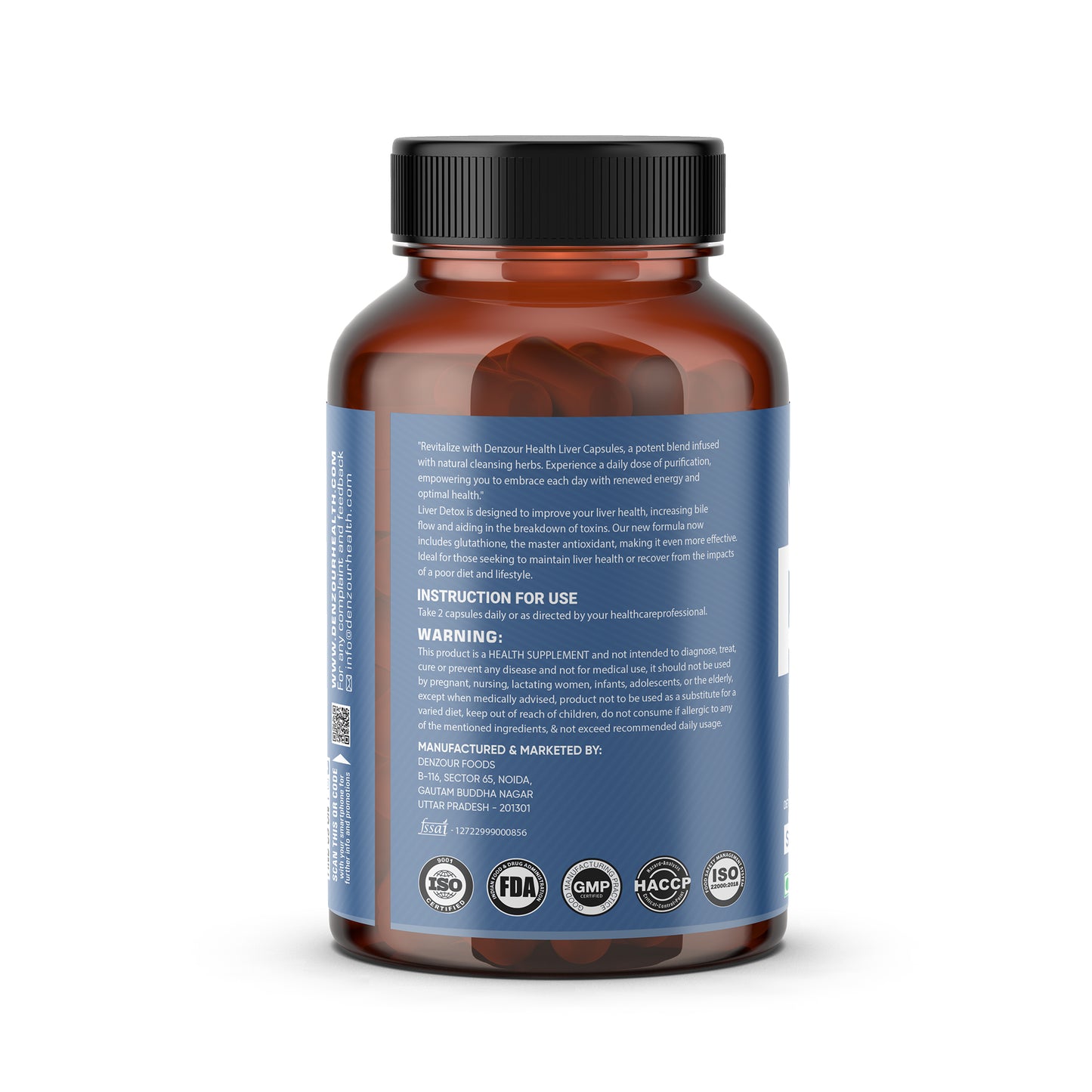 Denzour Health Liver Detox - 60 Capsules