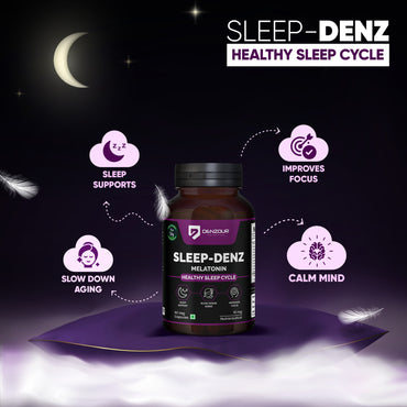 Denzour Nutrition Melatonin 10mg Sleep Aid - 60 Capsules