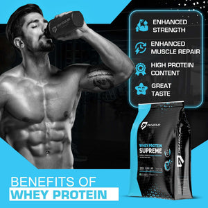 Denzour Whey Protein Supreme- 25g Protein | 2.14kg (4.71 Lb) & Servings 65