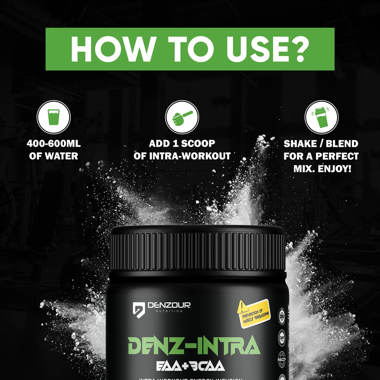 Denz-Intra BCAA+EAA for Better Hydration