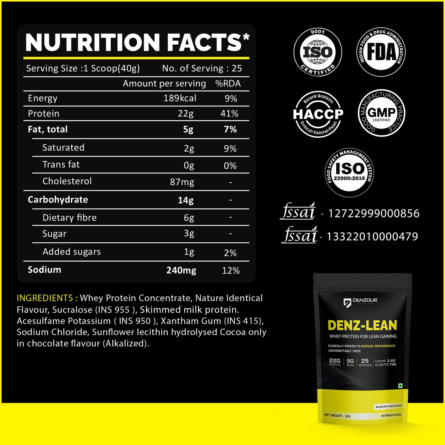 Denz-Lean Whey Protein