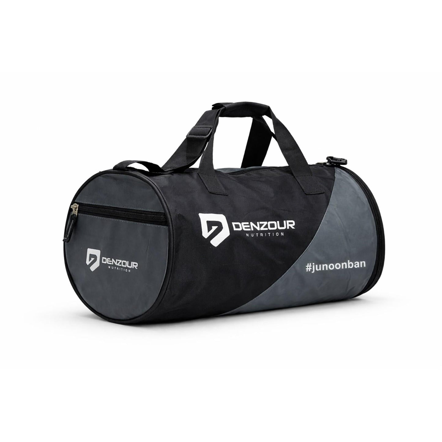 🎁 🎁 Denzour Nutrition Gym Duffle Bag, Unisex Sports & Travel Kit Bag with Shoulder Strap and Side Zip Pocket