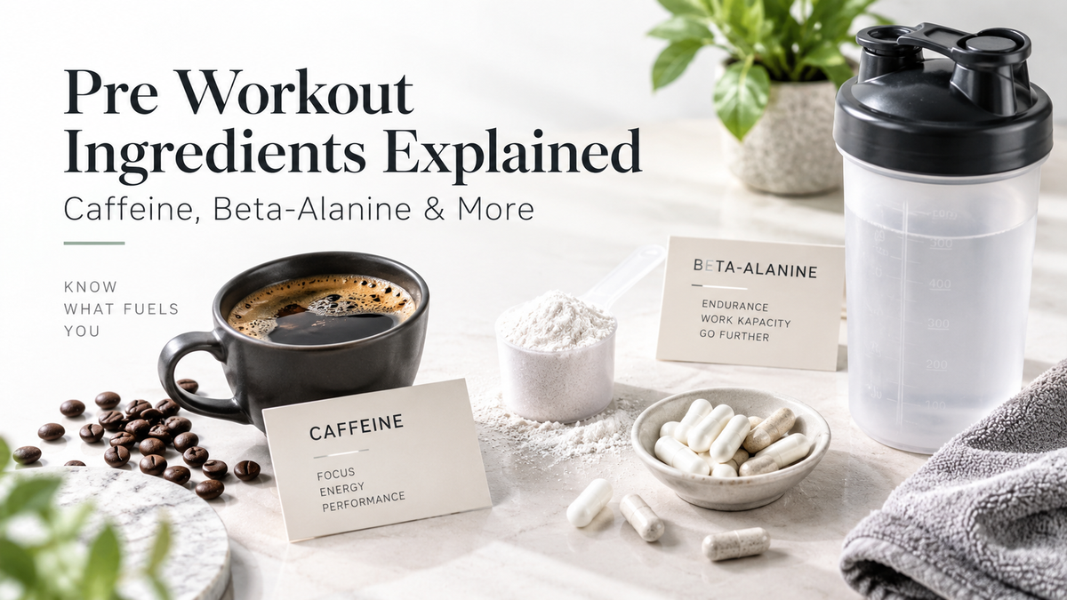 Pre Workout Ingredients Explained: Caffeine, Beta-Alanine & More