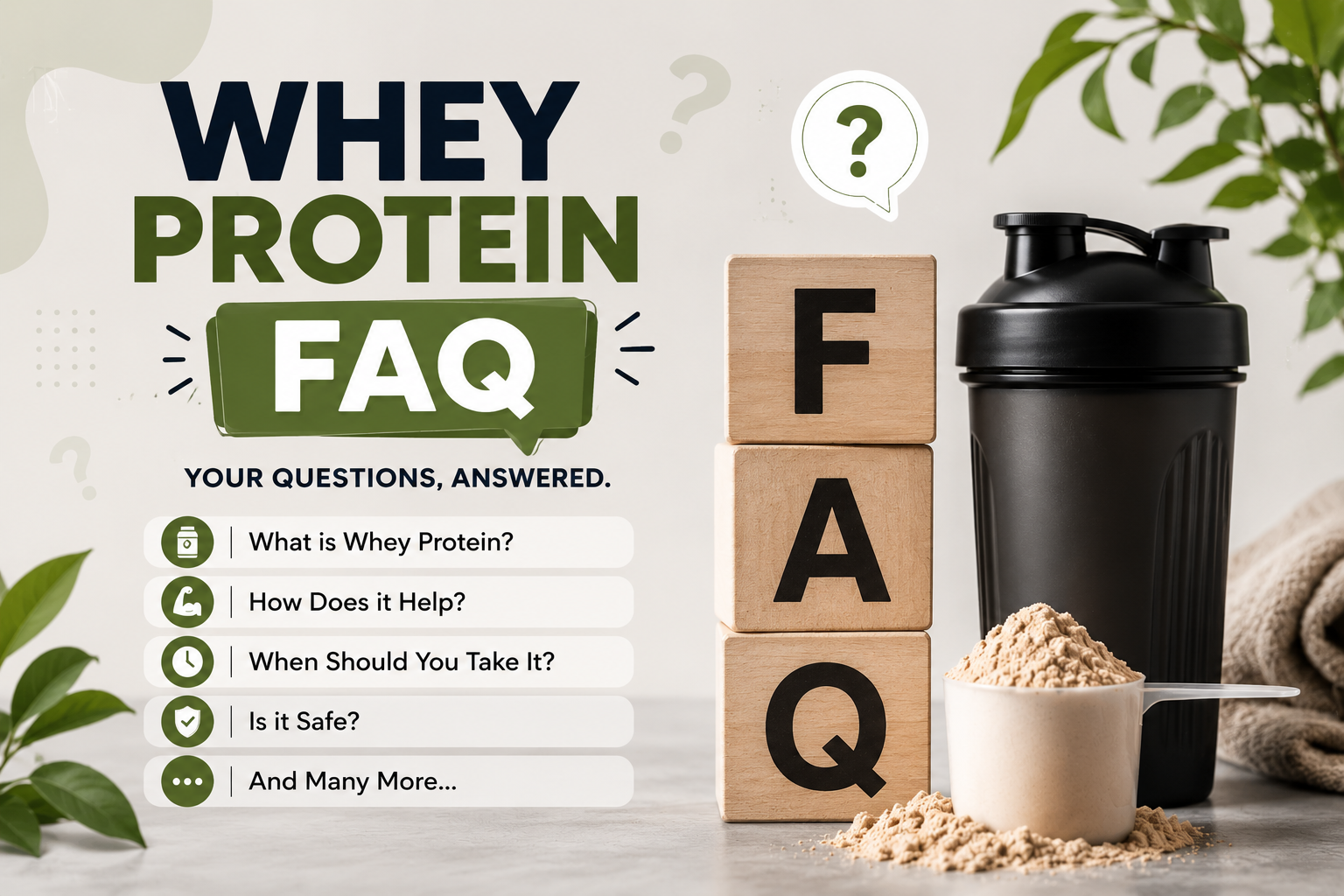 whey protein faq