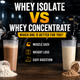 Whey Concentrate vs Isolate