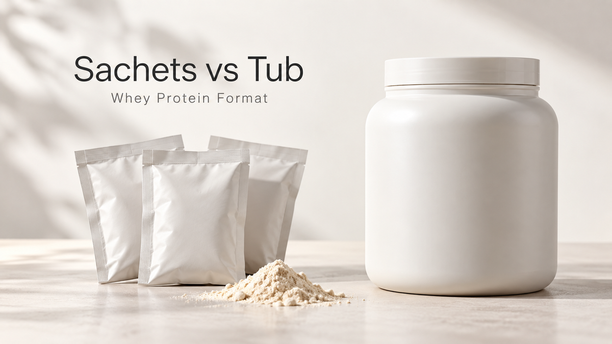 Whey Protein Sachets vs Tub: Which Format Is Better for You?