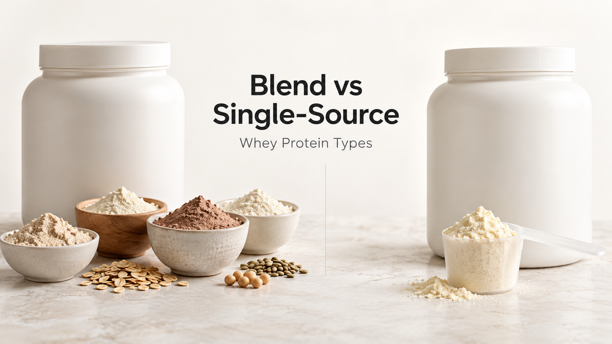 Whey Protein Blend vs Single-Source Whey: What Is the Difference?