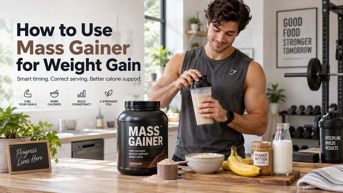 How to Use Mass Gainer for Weight Gain Without Guessing