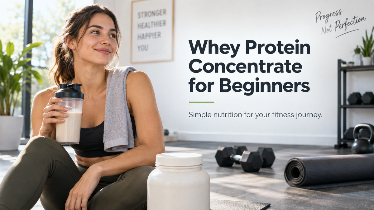 Whey Protein Concentrate for Beginners: What You Actually Need to Know