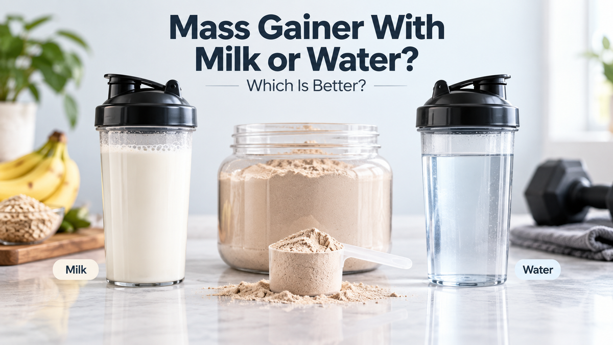 Mass Gainer With Milk or Water: Which Is Better?