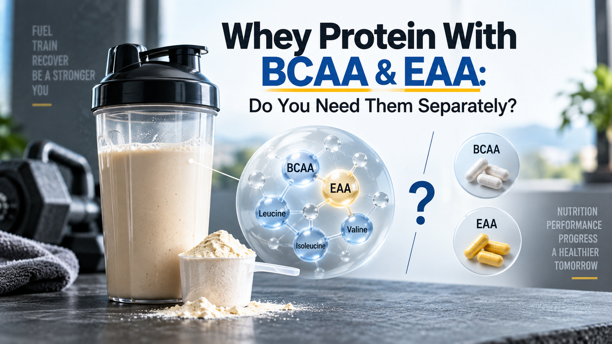 Whey Protein With BCAA & EAA: Do You Need Them Separately?