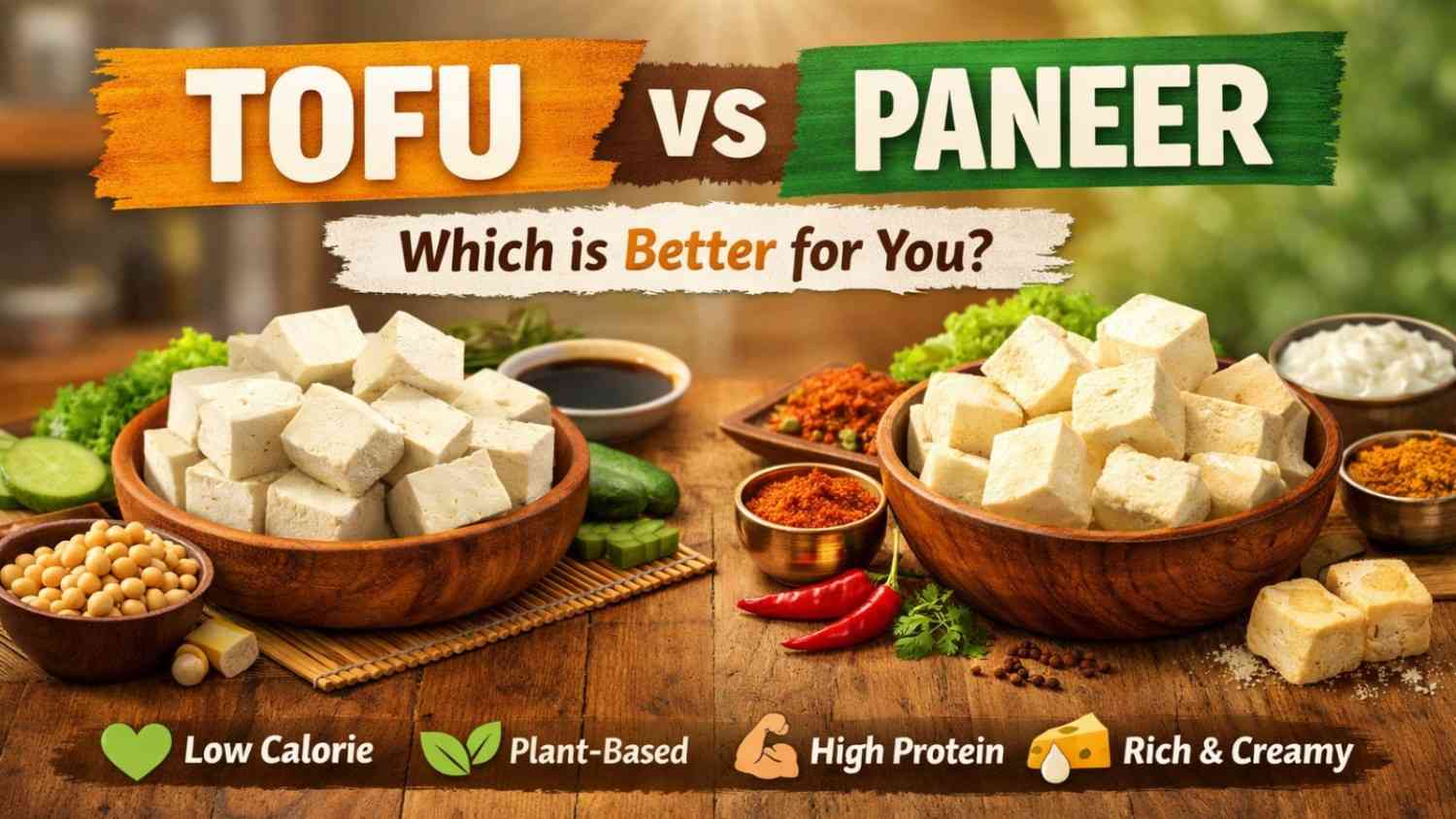 Tofu vs Paneer