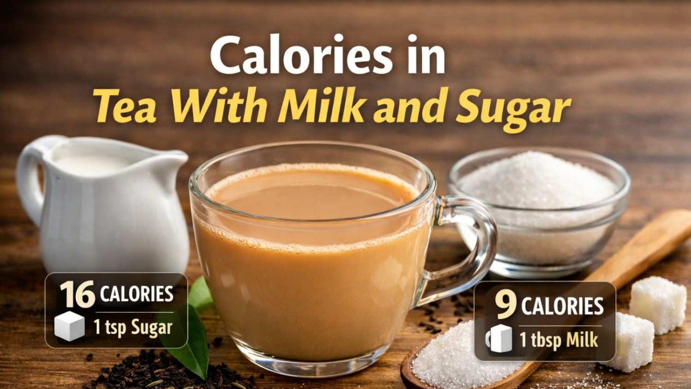 Calories in Tea With Milk and Sugar: Exact Count by Cup Size, Milk, and Sugar