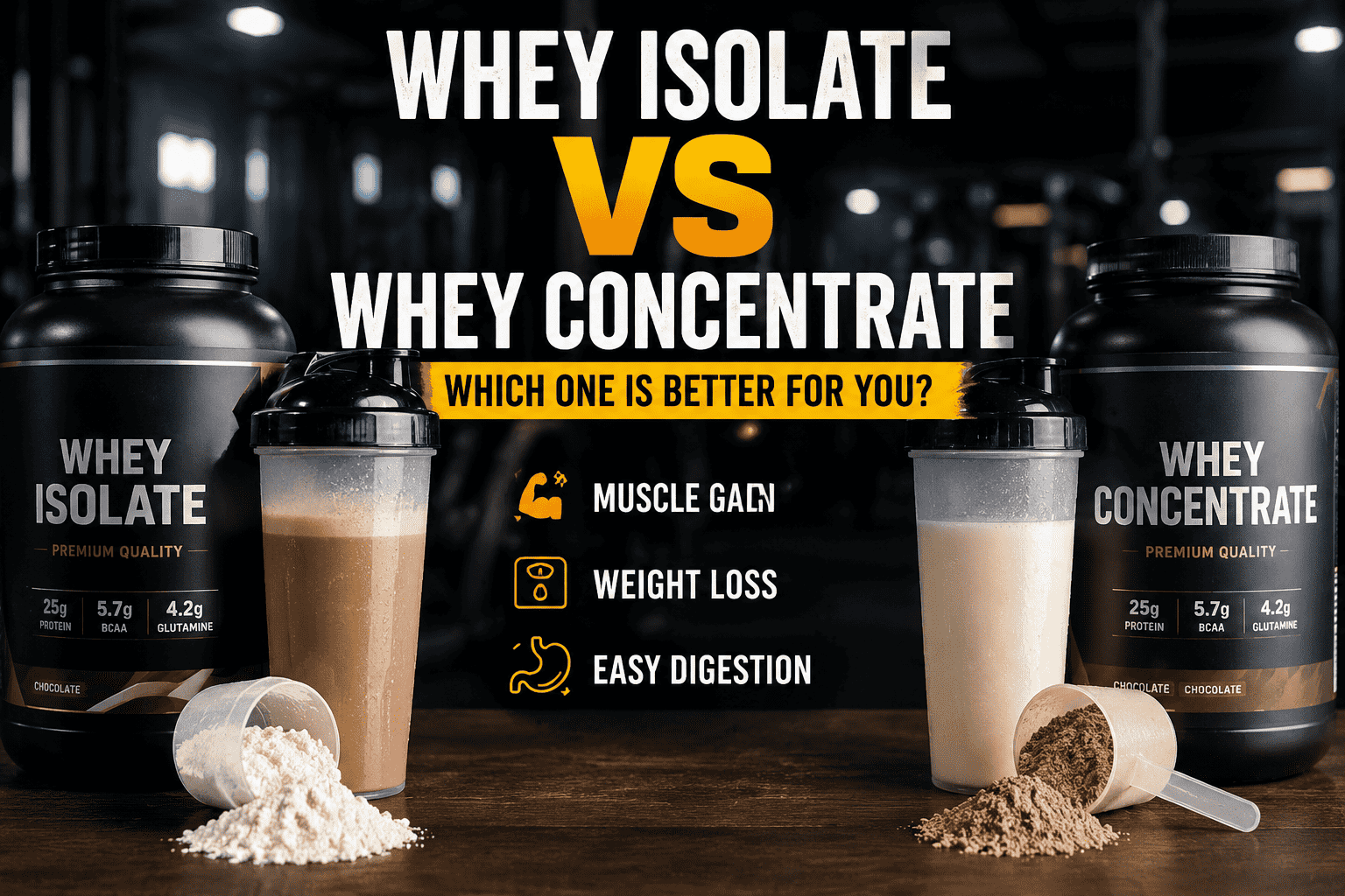 Whey Concentrate vs Isolate: Which One Should You Actually Buy in India