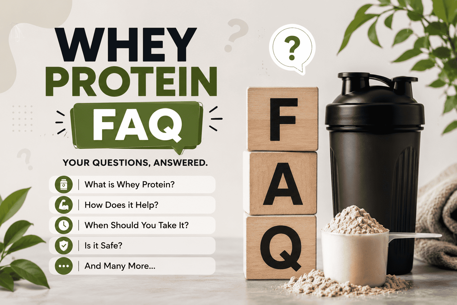whey protein faq