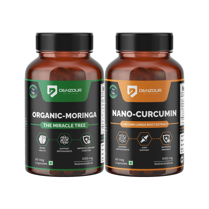 Moringa + Nano Curcumin Capsules Combo | For Immunity