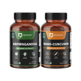 Ashwagandha + Nano Curcumin Capsules Combo