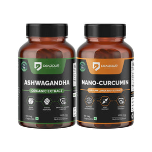 Ashwagandha + Nano Curcumin Capsules Combo