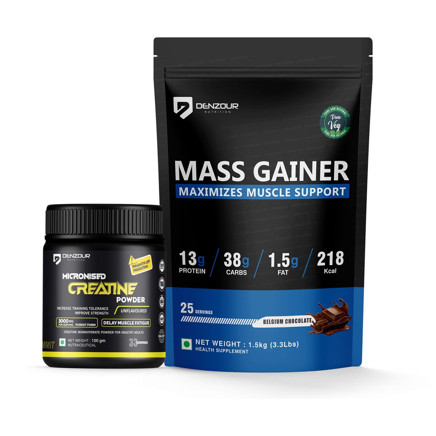 Micronised Creatine + Mass Gainer