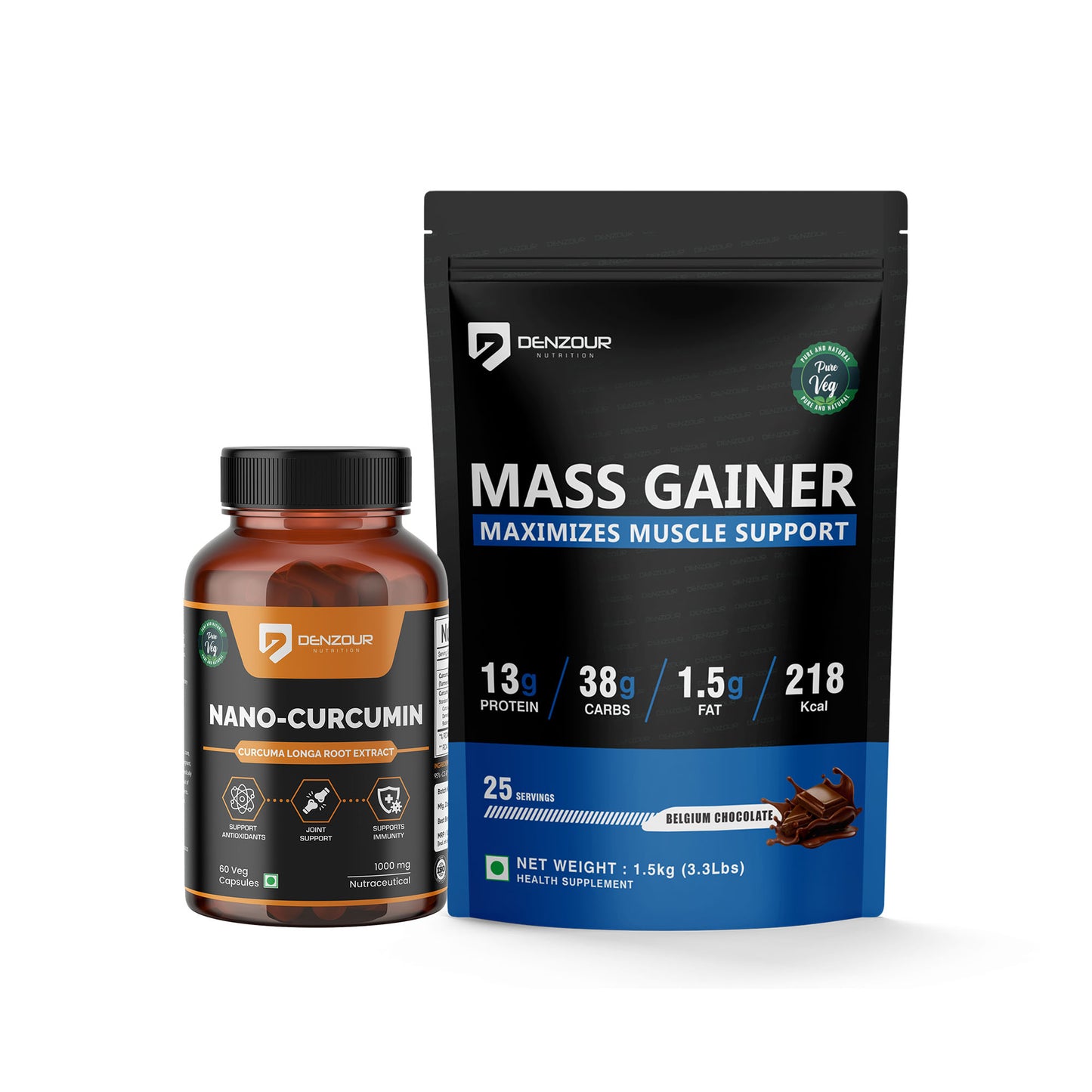 Mass Gainer + Nano Curcumin