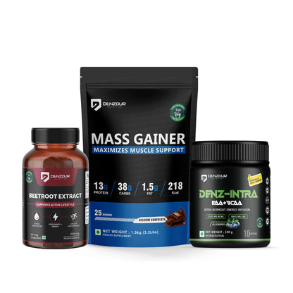 Mass Gainer + Denz Intra + Beetroot