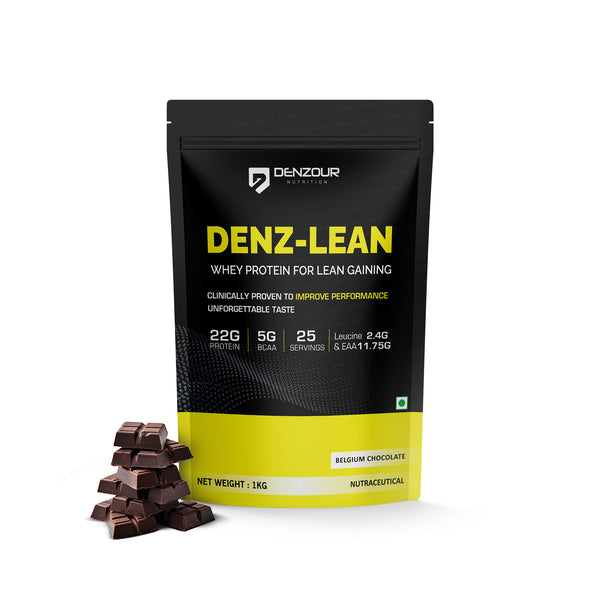 Denzour Nutrition Denz-Lean Whey Protein Powder, 1Kg