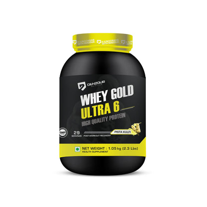 Denzour Whey Gold Ultra 6 Protein Powder | Perfect For Lean Gaining