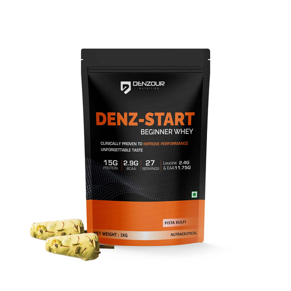 Denzour Nutrition Denz-Start Beginner's Whey Protein Powder, 1 kg