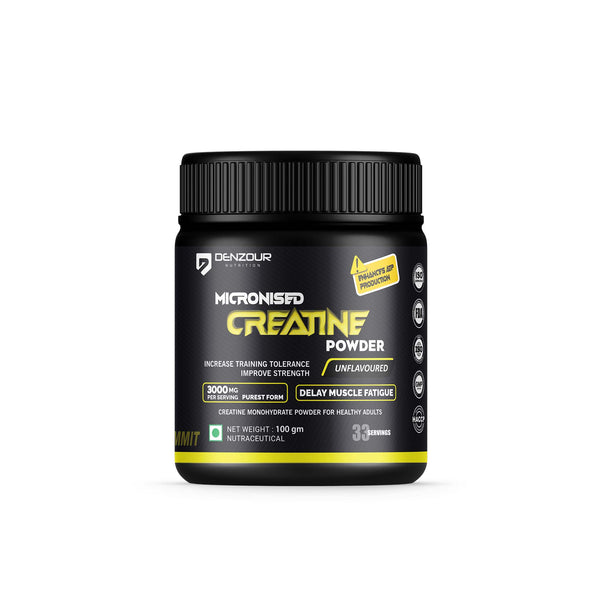 Denzour Nutrition Micronised Creatine Powder Unflavoured 100 g