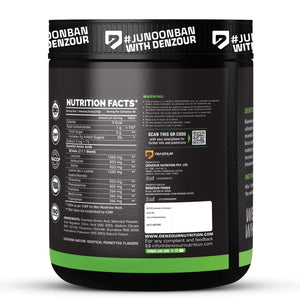 Denz-Intra BCAA + EAA Powder | Intra Workout | 3332mg BCAA & 6663mg EAA | Pure Veg
