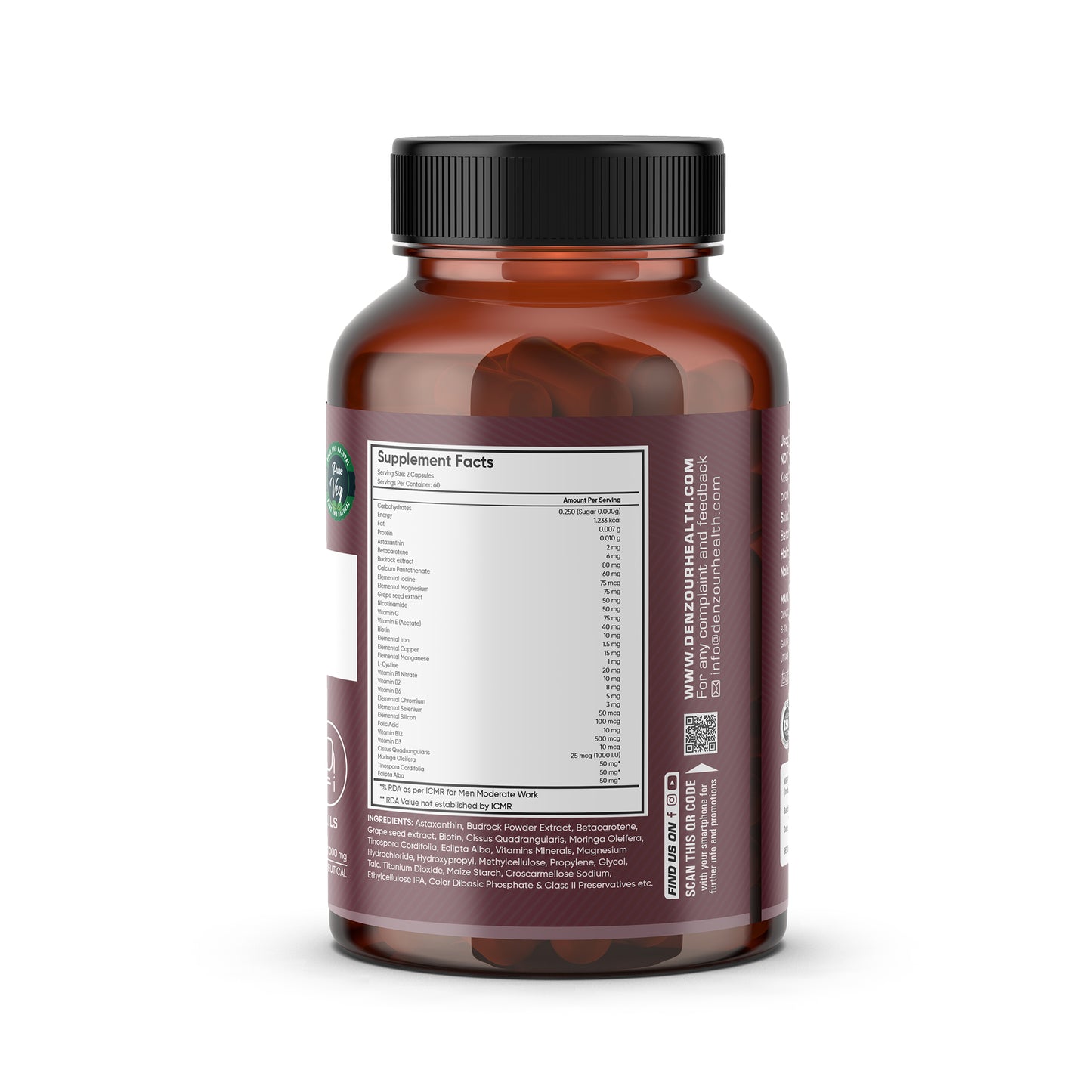 Denzour Health Veecyto - 60 Capsules