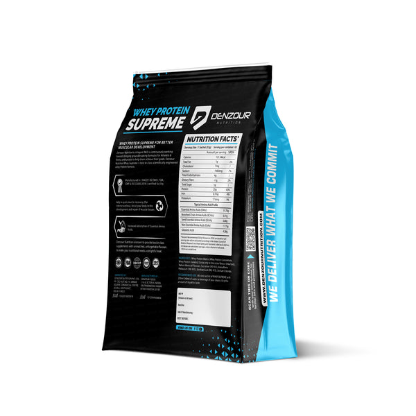 Denzour Nutrition Whey Supreme Protein Powder, 2Kg