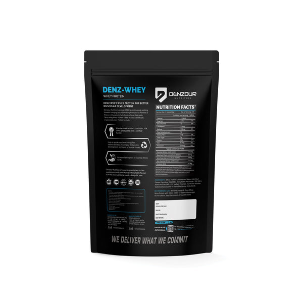 Denzour Nutrition Denz-Whey Protein Powder, 1 KG