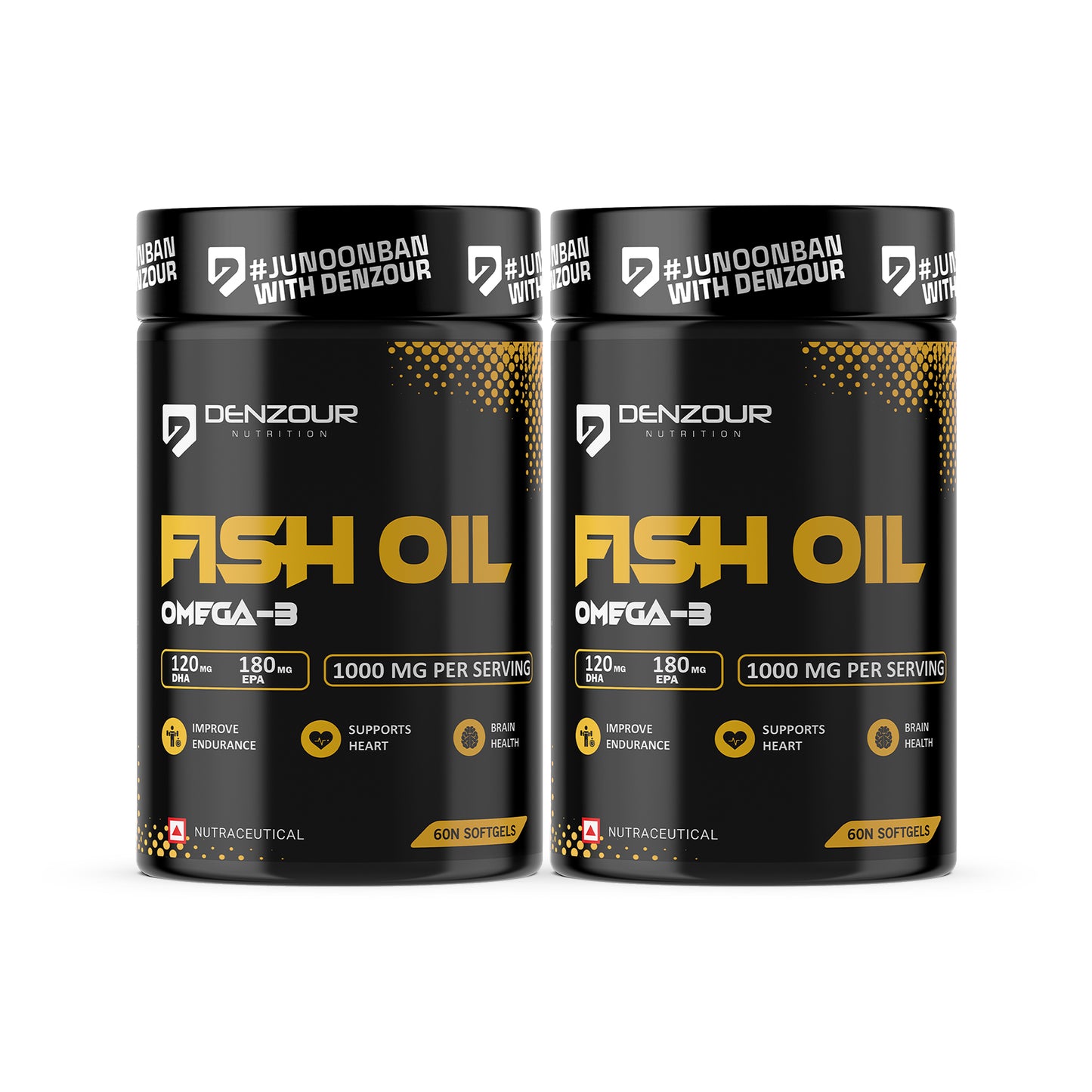 Denzour Omega-3 Fish Oil - 60 Capsules