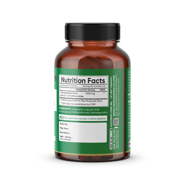Denzour Health Ashwagandha - 60 Capsules