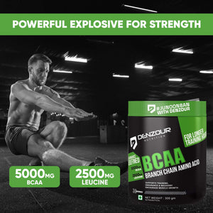 Denzour BCAA Intra-Workout - 300g | BCAA 5000mg & Leucine 2500mg