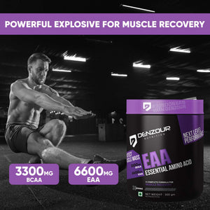 Denzour EAA Pre / Post / Intra Workout - 300g | 6600mg EEA & BCAA 3300mg