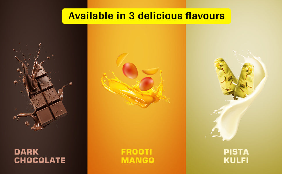 Available in 3 delicious flavours