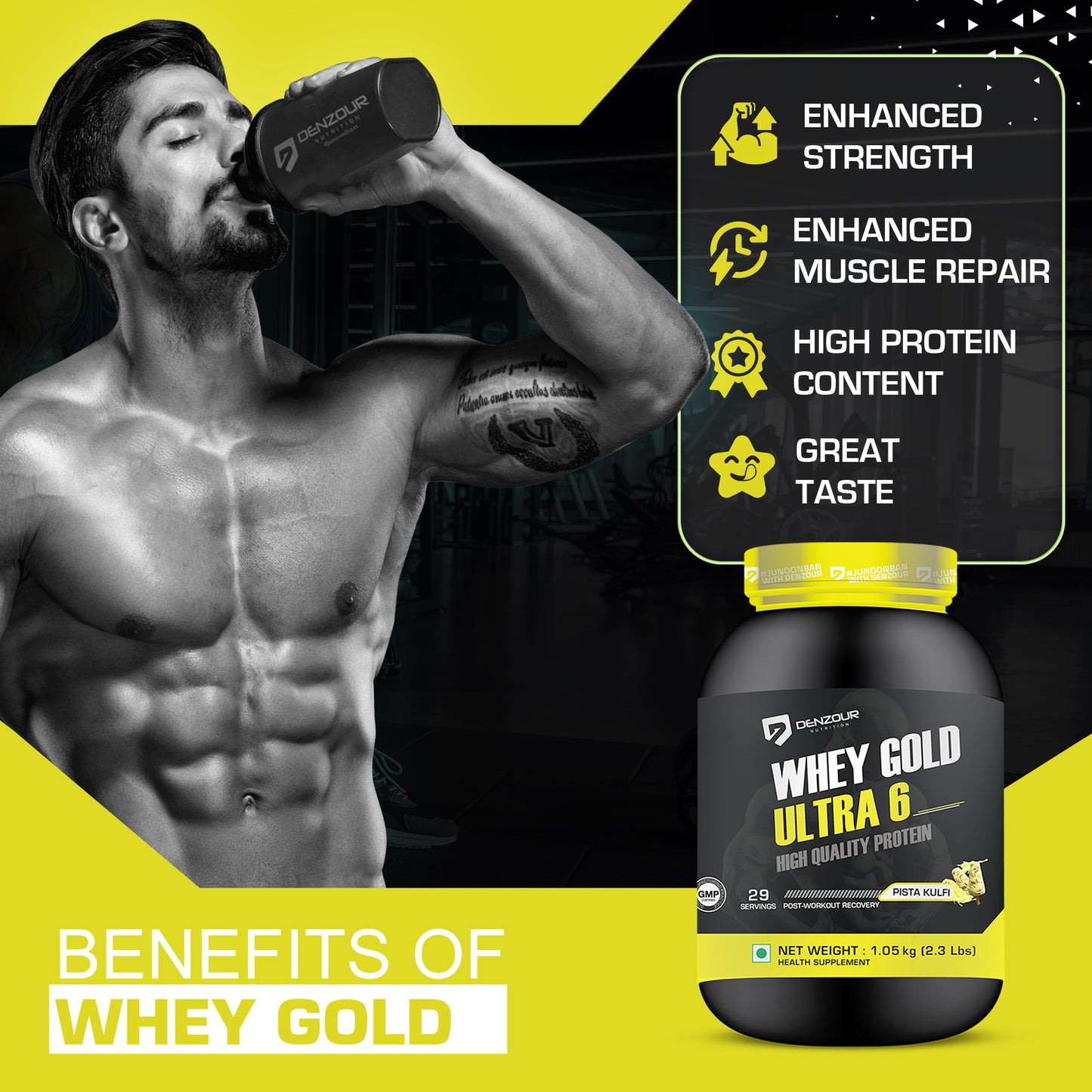 Denzour Whey Gold Ultra 6 Protein