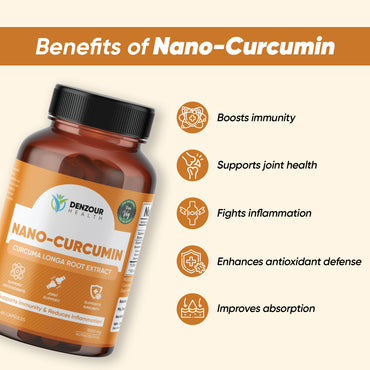 Denzour Health Nano-Curcumin - 60 Capsules