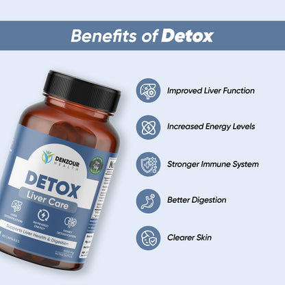 Denzour Health Liver Detox - 60 Capsules