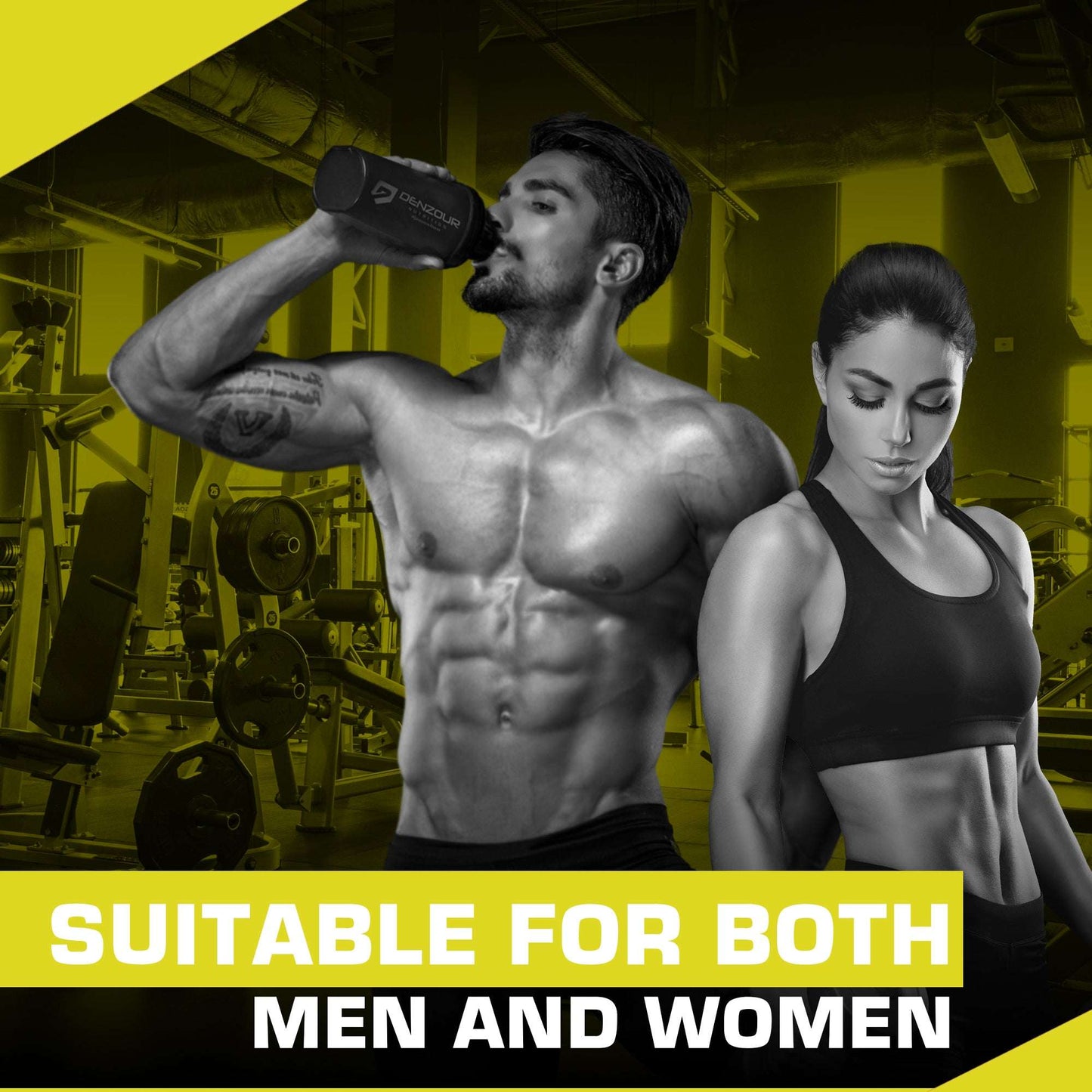 Denzour Whey Gold Ultra 6 High Quality Protein Powder | 1.05Kg & Enhanced Strength