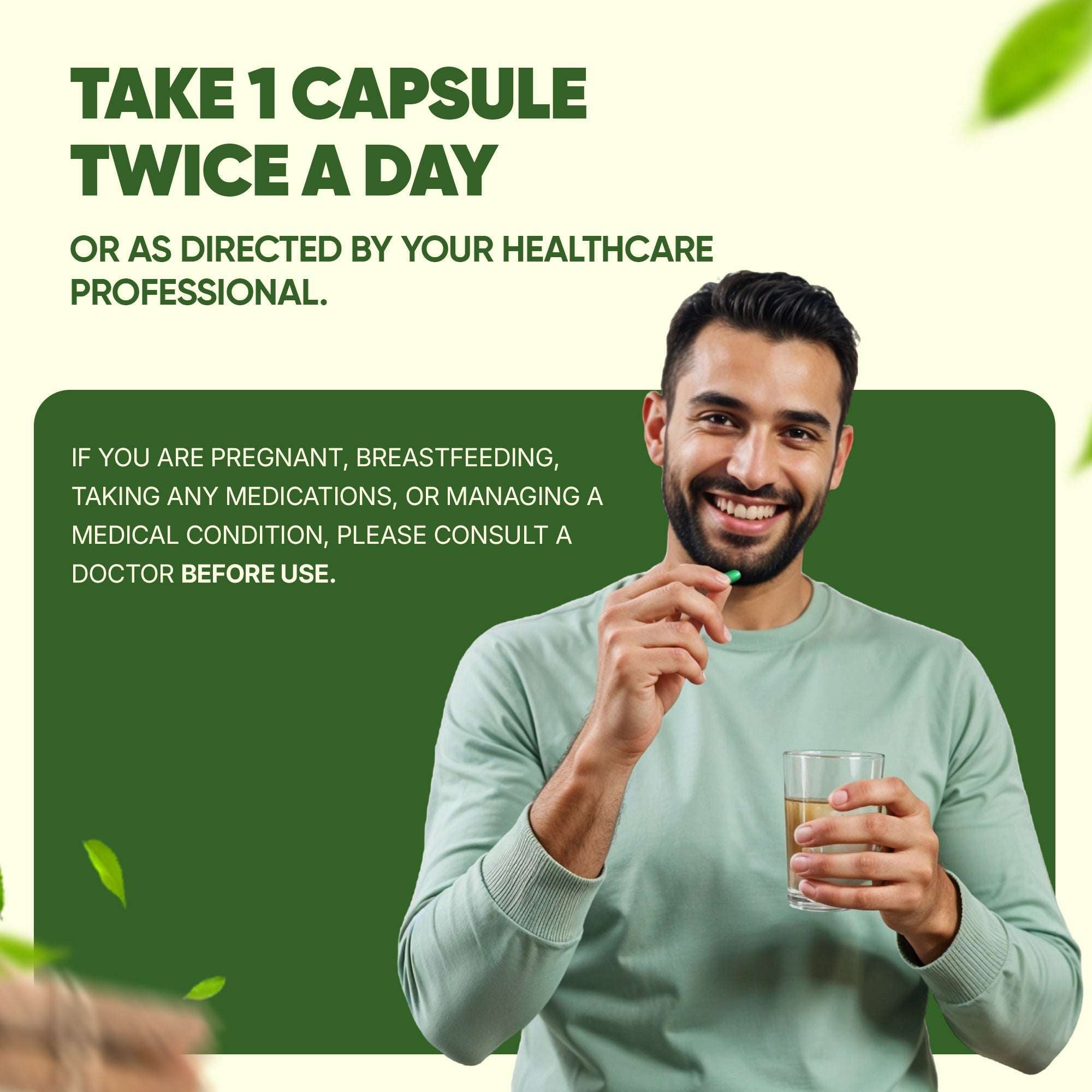 Ashwagandha Capsules - 60 | Organic Extract | Reduces Stress & Anxiety 1000mg