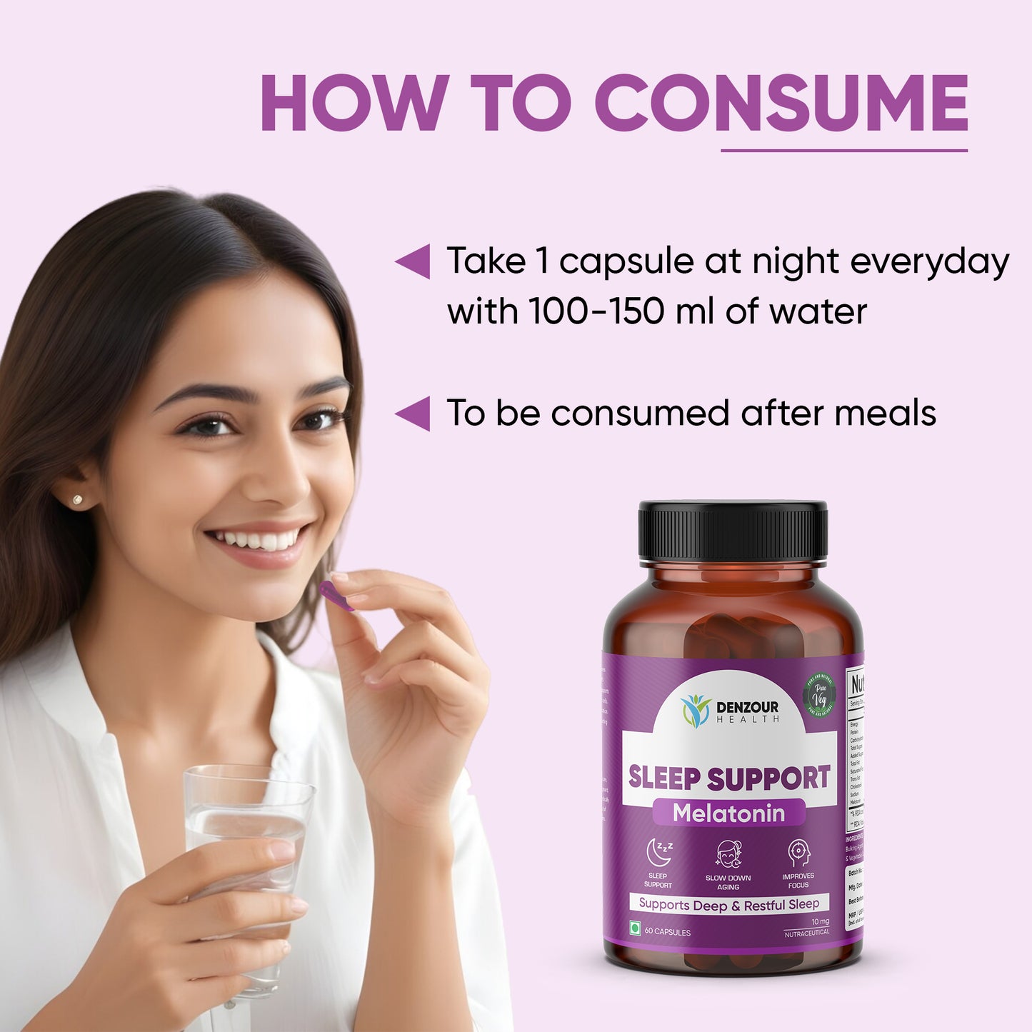 Denzour Health Sleep Support - 60 Capsules