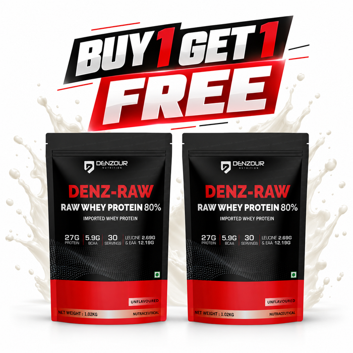 Denz-Raw Unflavoured Whey Protein 1.02kg | Denzour