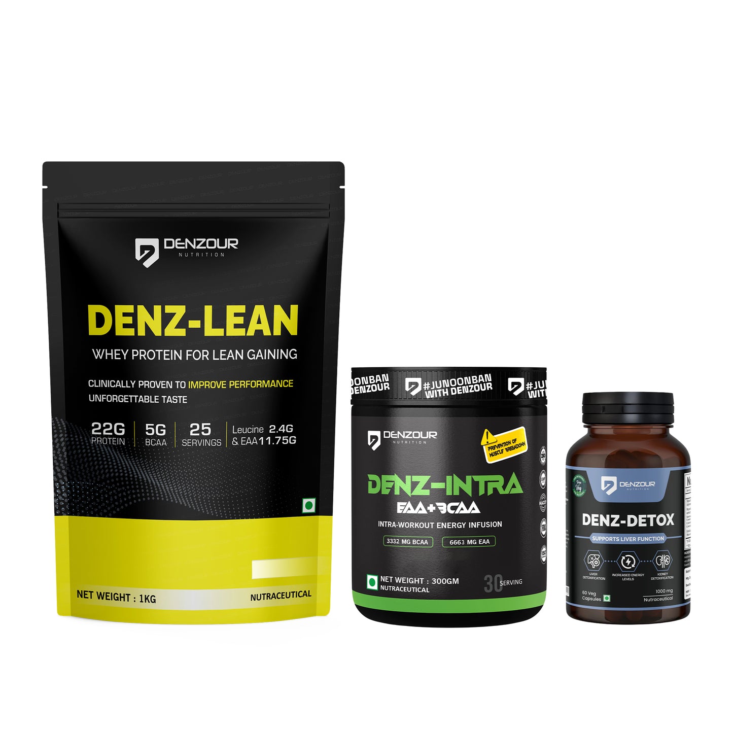 Denz Lean + Denz Intra + Liver Detox