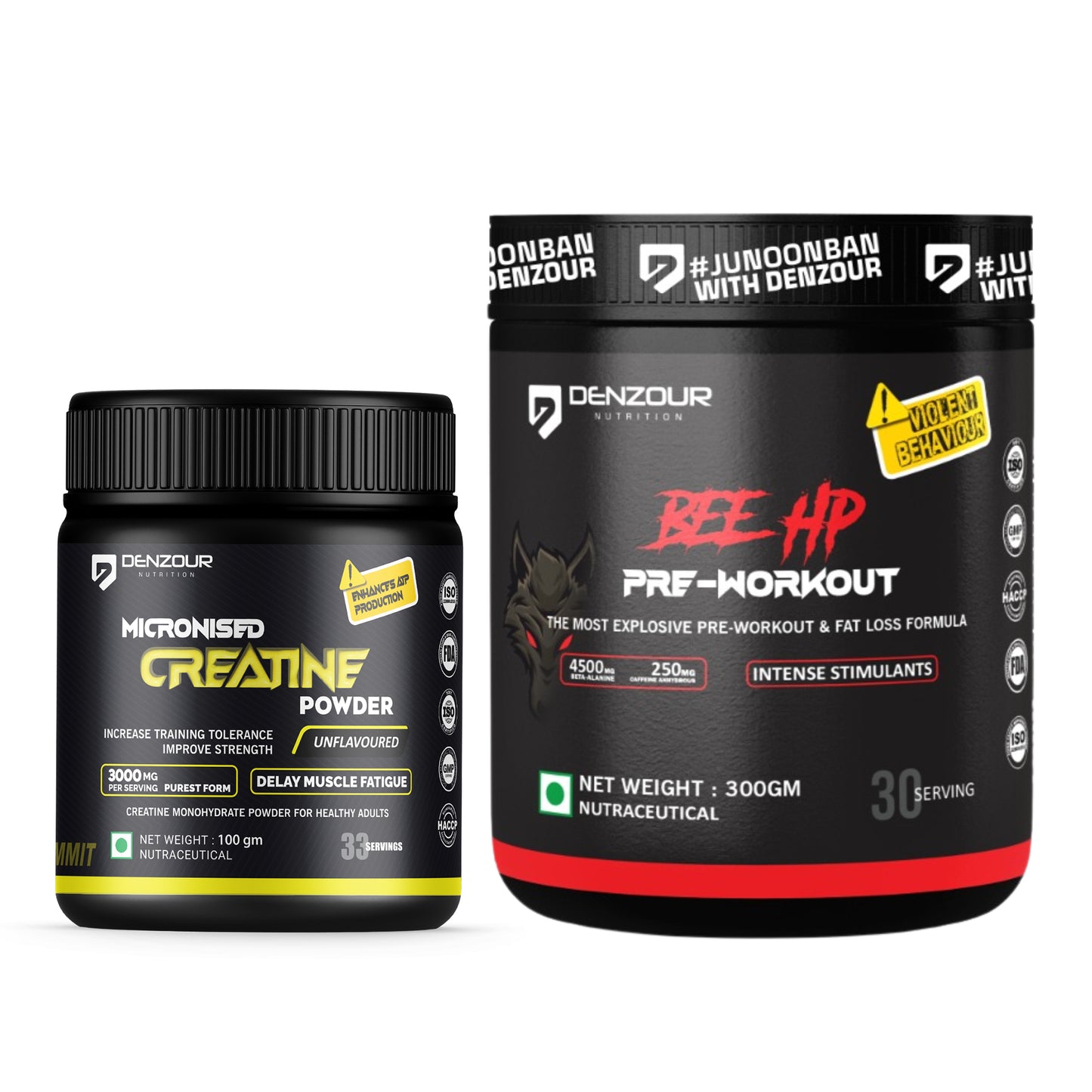 Micronised Creatine + BEE HP Pre Workout