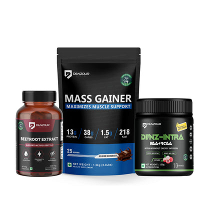 Mass Gainer + Denz Intra + Beetroot