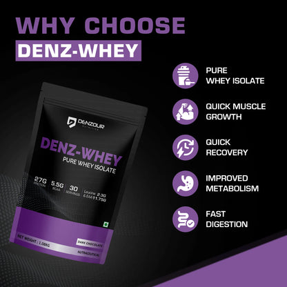 Denz Whey Isolate + BEE HP Pre Workout + Denz Intra + Omega-3 Fish Oil